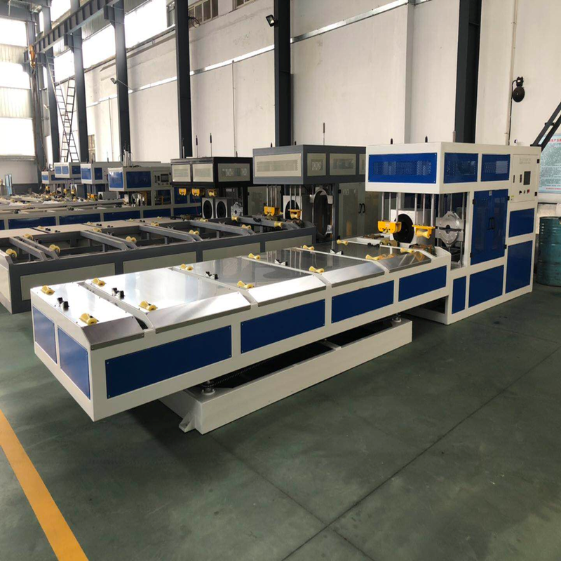 50 - 250mm PE Pipe Extrusion Line Fully Automatic Belling Machine PVC Pipe Machine