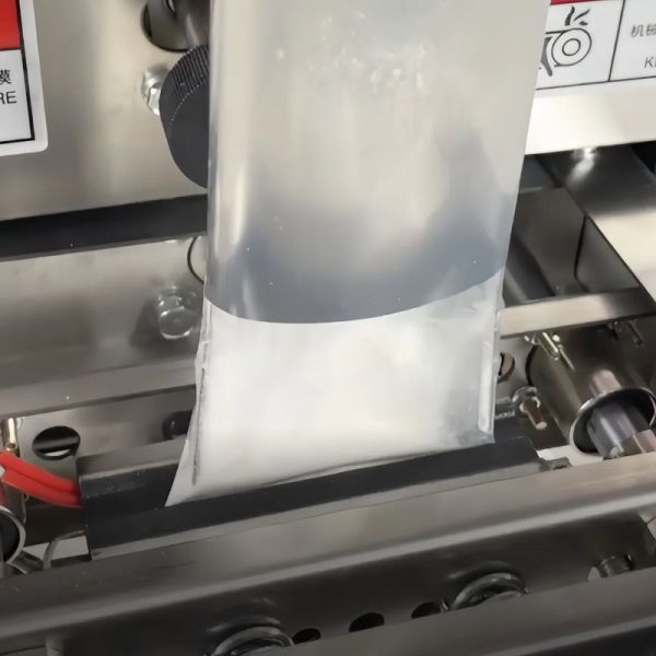 Flat Screw Automatic Powder Packing Machine 1100W Powder Filling Equipment Dust Reduction