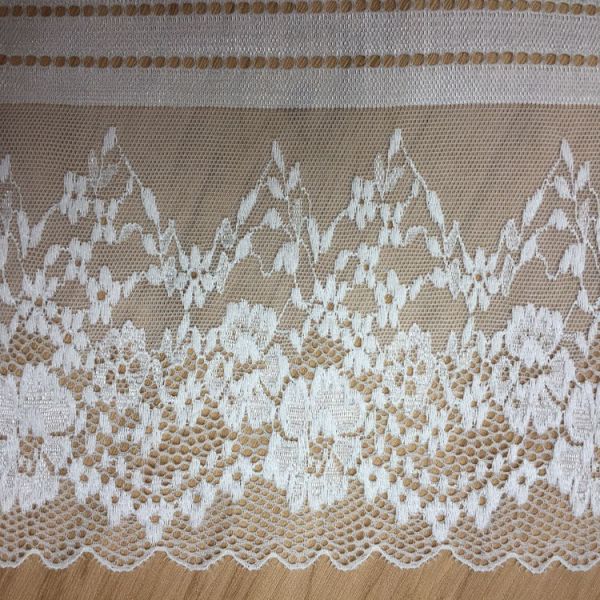 36cm wide 2017 New Fashion Lace Border/ underwear cotton lace edge in Ivory and Black Color