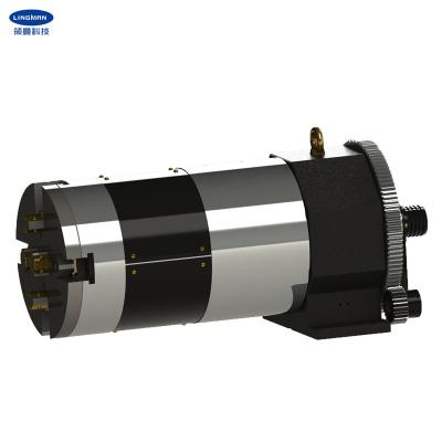 Mandril giratório pneumático do laser, mandril verdadeiro da maxila dobro da ação 4