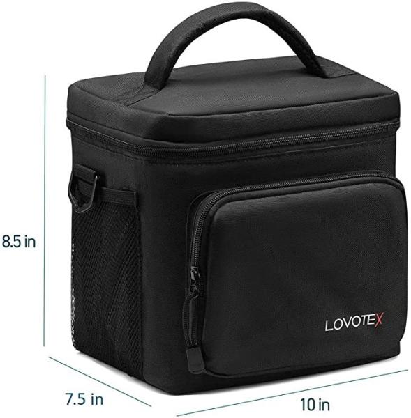 Oxford Insulated Cooler Bags For Men With 2 Reusable Cooler Bag Ice Packs