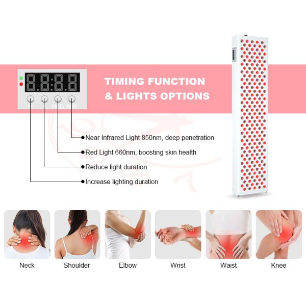 300W - 3000W Infrared LED Light Panel 660nm 850nm Red Light Full Body Panel