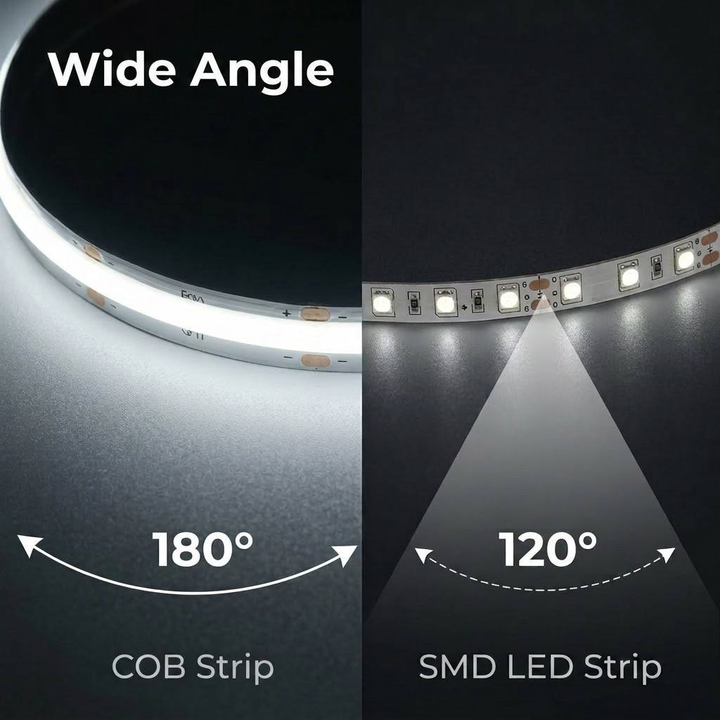COB RGBIC Dream Color LED Strip 200LEDs/m 5V WS2812 Addressable 5mm Slim IP44 Neon Flexible Tape