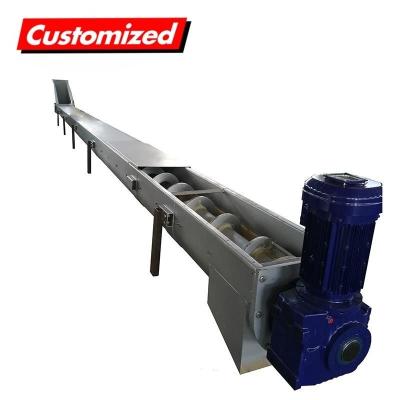 Conveyor de parafuso de aço inoxidável para desidratação de lodo sob medida OEM