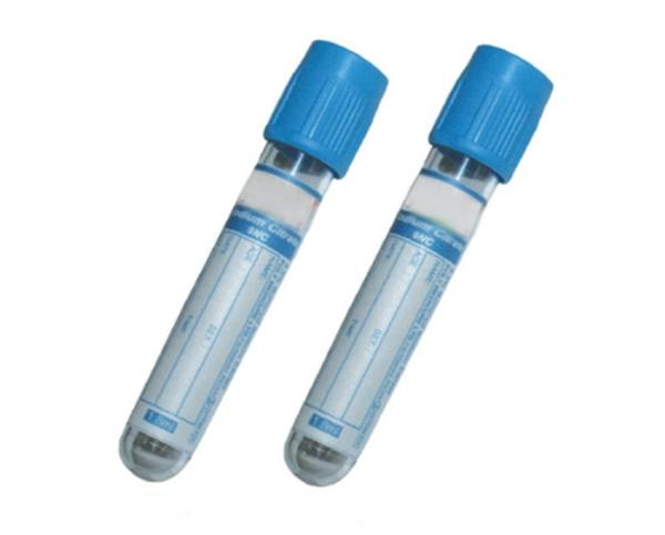 Crp Blood Vacuum Collection EDTA Coated Serum Transfer Tube Light Blue