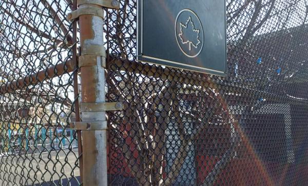 hot dipped galvanized chain wire mesh fence  2 x 2 mesh opening