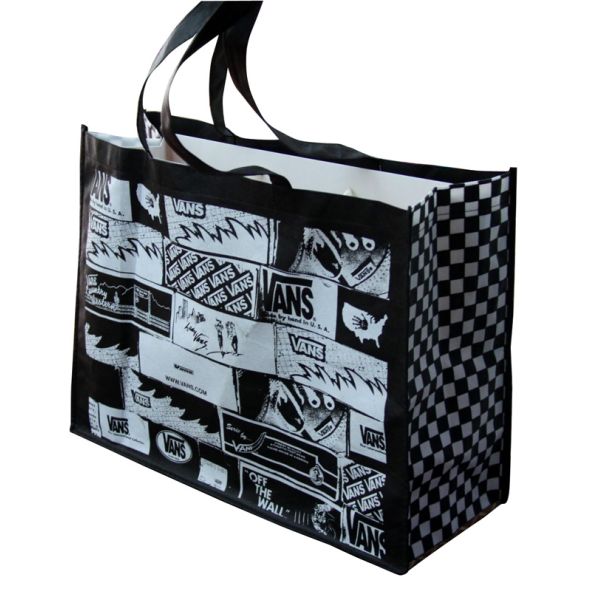 75gsm non woven fabric Non Woven Carry Bag Custom Printed 5 sides for shopping