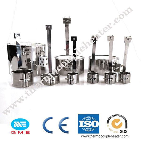 O calefator de aço inoxidável do molde do calefator de faixa do anel de mica para o plástico expulsa máquina