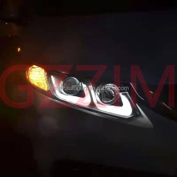 Передний фонарь для Honda Civic 2012 2013 2014 2015 ABS пластиковый светодиодный передний фонарь