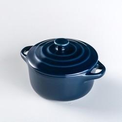 Anti Scald Baking Ceramic Oven Bowl With Lid Double Ear Multifunctional