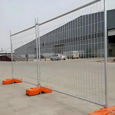 Cercas galvanizadas de construção temporária de 6 pés de altura padrão australiano