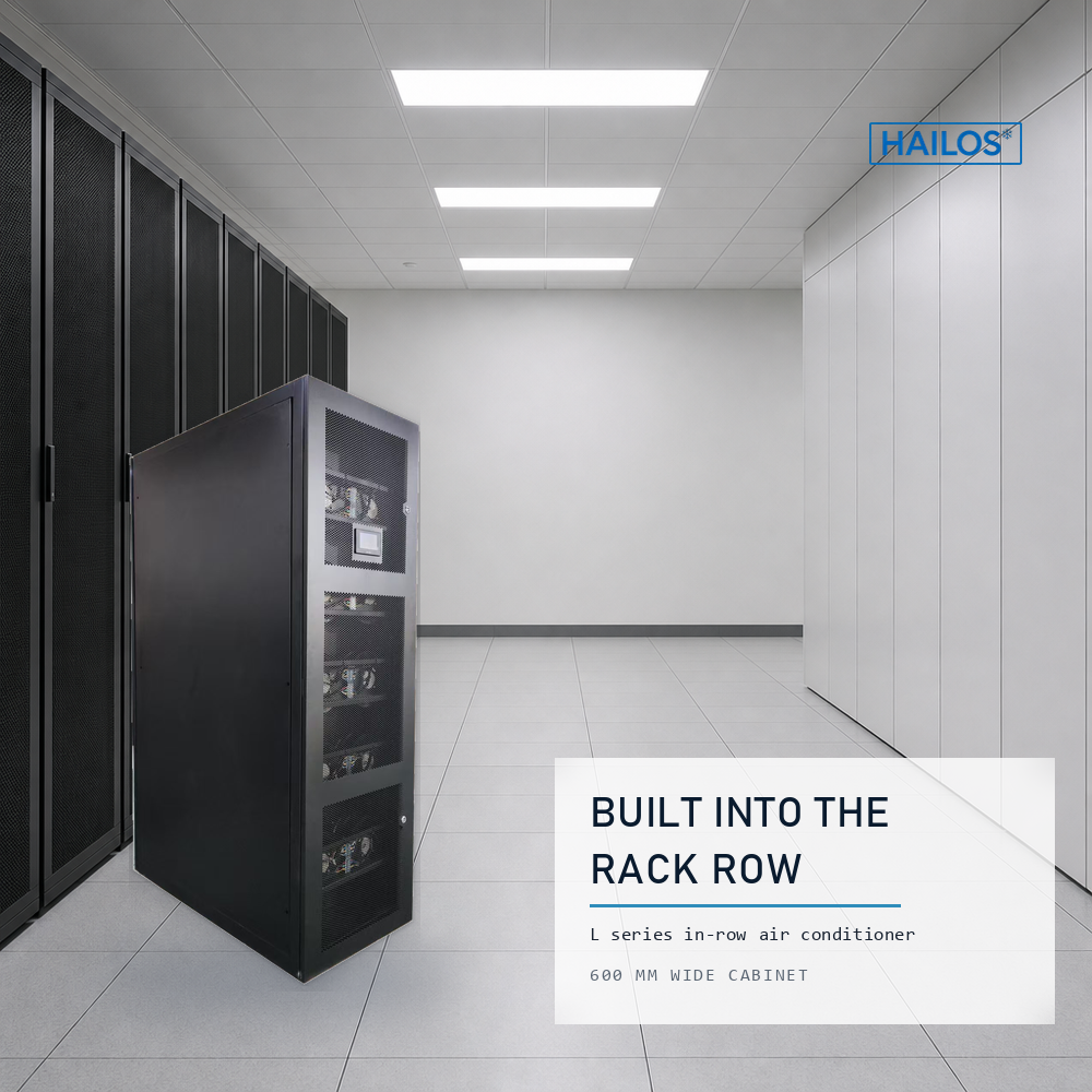 50kW Full Inverter Air Cooled In-row Precision Air Conditioner, N+1 Redundancy Support for 24/7 Unmanned IDC