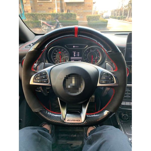 Mercedes Benz A45 AMG 2016-2018 C43 63 AMG CLA 45 2015-2018 CLS 63 AMG Steering Wheel Cover