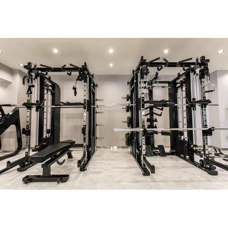 Multifunctional Smith Machine for Durable Arm Biceps Triceps Strength Training at Home