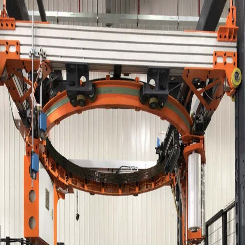 Intelligent Ring Type Automatic Pallet Packing Machine 45–90 Pallets/Hour