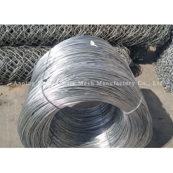 корзины 4mm Gabion вокруг гибкой подпорной стенки гальванизированной для тяжелого камня