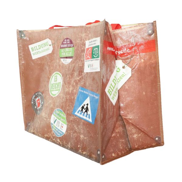 Bulk Space Woven Carry Bags For Shopping Laminated PP Material Recycled