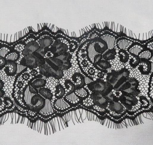 Flower Eyelash Lace Trim for lingerie bedding and home textile