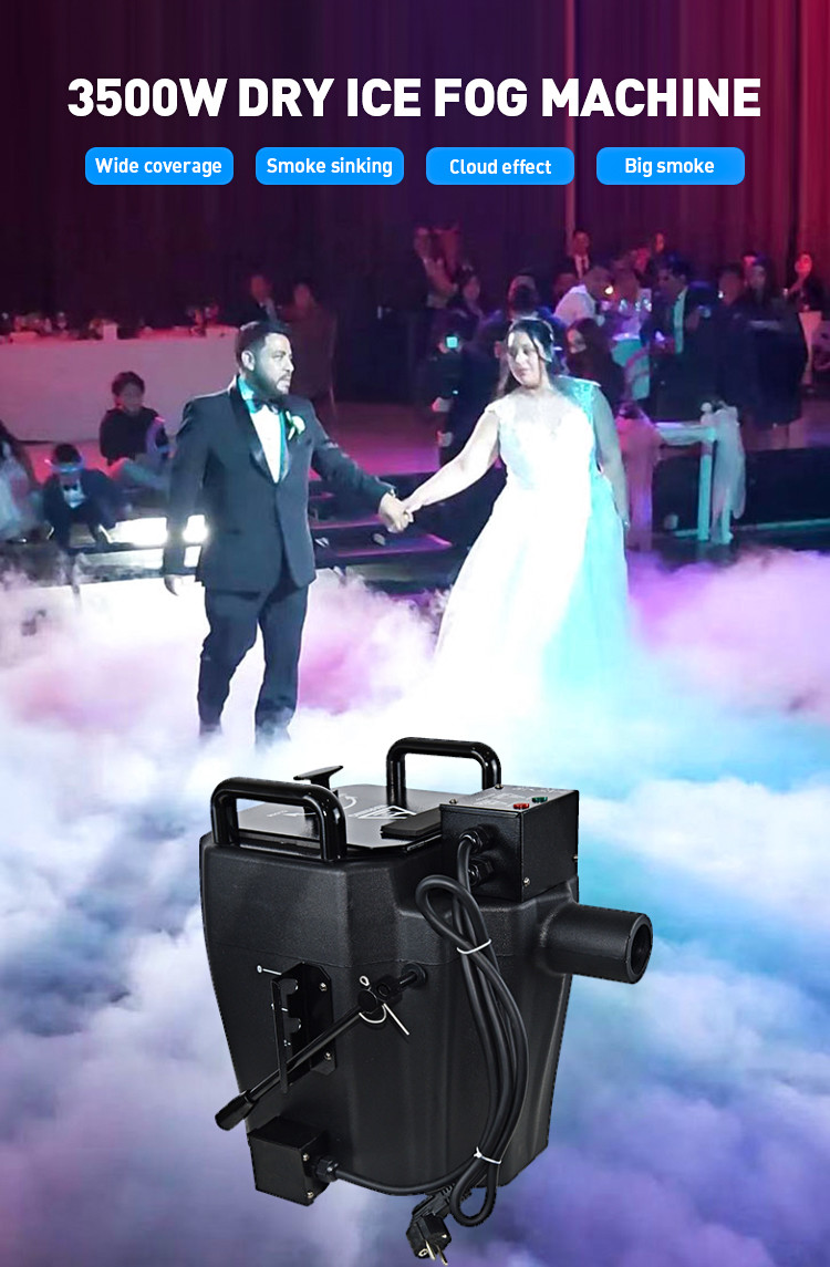 Машина Fogger льда машины 3500w наземного тумана Dj низкая