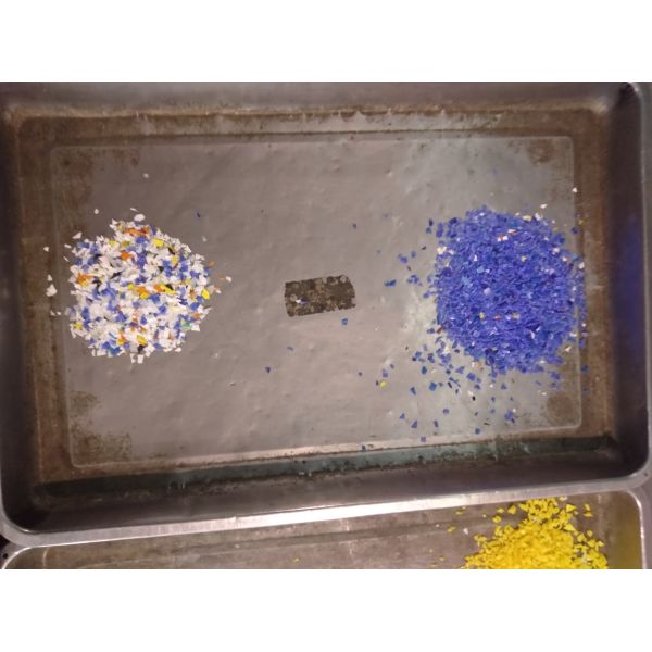 6 машины Recyclingsorting парашютов сортировщиц цвета выталкивателя продолжительности жизни пластиковой высоких