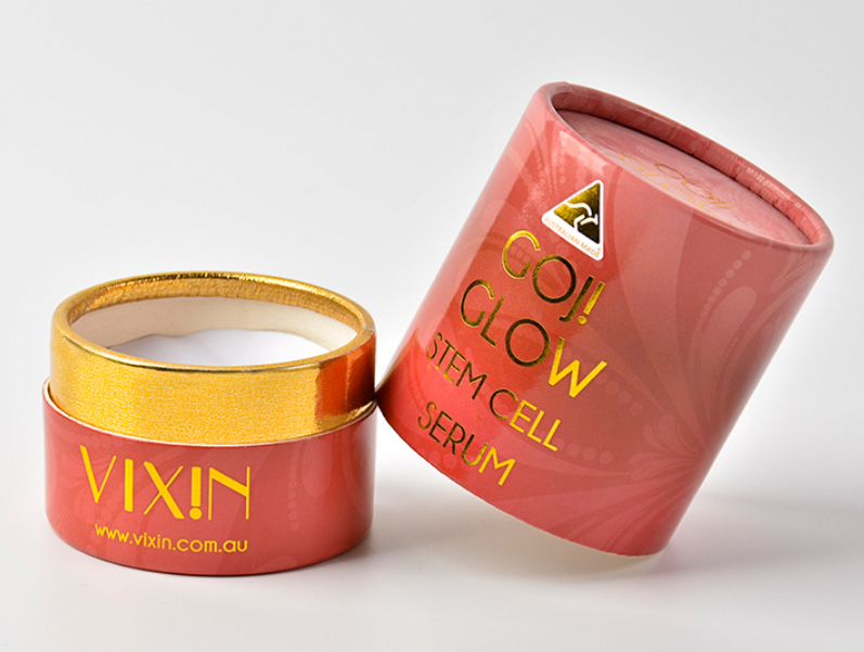 Cartucho rígido 30ml do cilindro da folha de ouro para o empacotamento cosmético