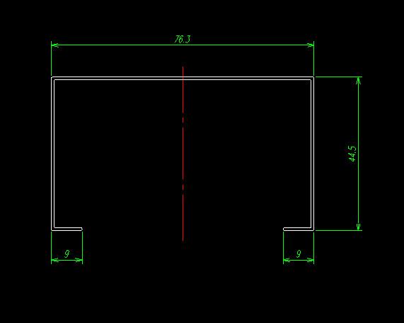 Industrial Extrusion Aluminium Profiles Mill Finished  For Window And Door