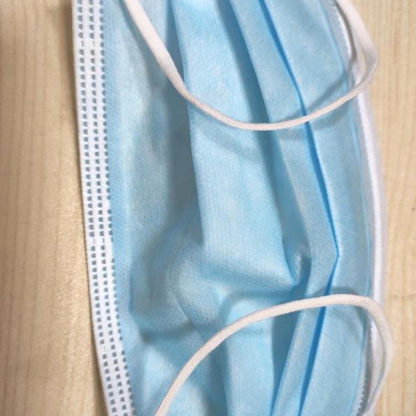 Non Woven Fabric Medical Grade Face Mask , Disposable Earloop Medical Mask