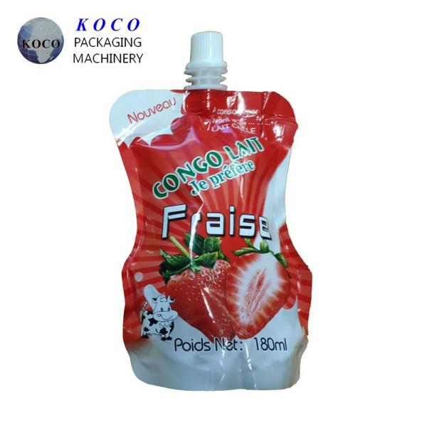 KOCO Small sachets pouch filling vertical packing machine semi automatic juice / coffee / milk packaging machine