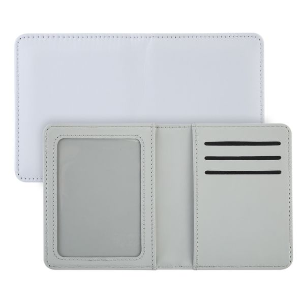 Double-Sided Printing PU Leather Sublimation Id Card Holder Blanks Waterproof
