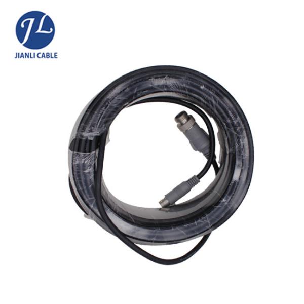 Waterproof 4 Pin Aviation Truck Trailer Connect Cable For Backup Camera System