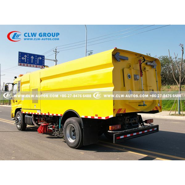 Dongfeng KR 210HP Road Sweeper Truck with 7m³ Stainless Steel Garbage Tank and 9m³ Water Tank