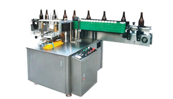 High Performance Cold Glue Labeling Machine 350KG 1.2kw For Plastic Glass Bottle