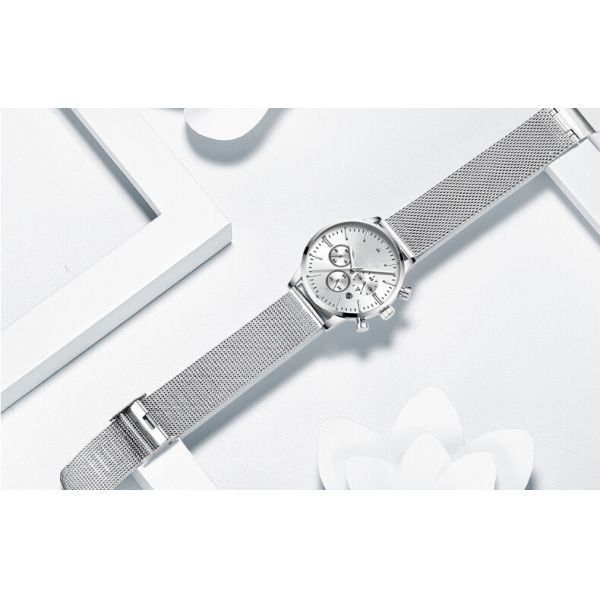 Дозоры ОЭМ кварца людей дозора хронографа диапазона сетки нержавеющей стали роскошные