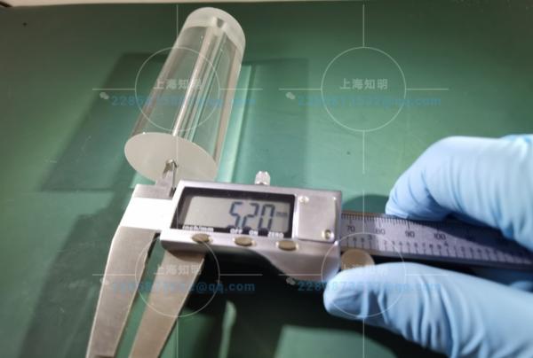 Tubo de vidro transparente lustrado Sapphire Parts Al 2O3