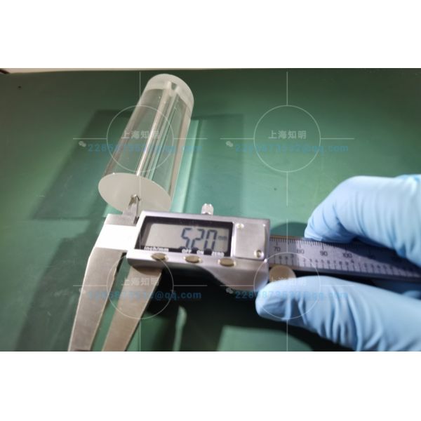 Polished Transparent Glass Tube Sapphire Parts Al2O3