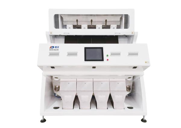 RGB CCD Corn Grain Wheat Color Sorter Machine 4 Chutes 256 Channels