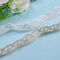 Coupe de dentelle de coton durable de 1,8 cm de ruban de broderie
