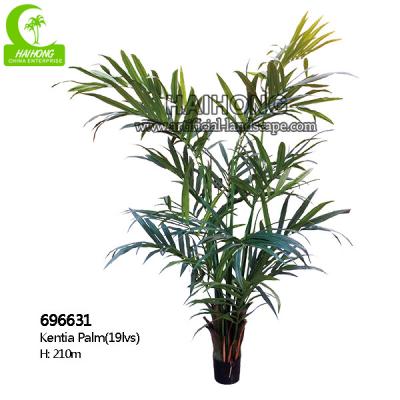 Toda a árvore tropical artificial da altura 210cm da estação com potenciômetro