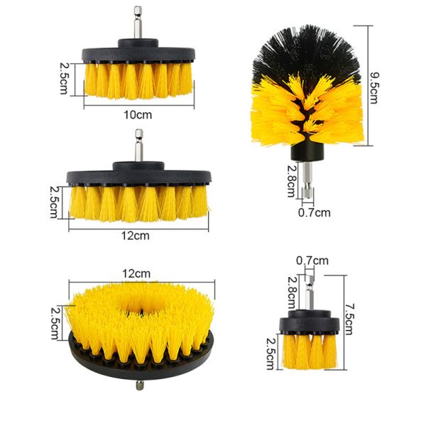 5 шт. Сверлочистительная щетка Мощная щетка Сверлочистительная щетка