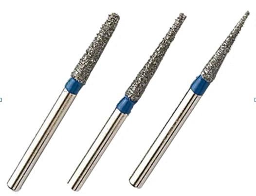 Dental Diamond Burs Hihg speed Burs Dental Instruments With Diamond Powder 5pcs per box