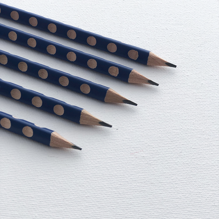 Factory Price Graphite Triangle 2B Bulk Wooden Black Drawing Pencil