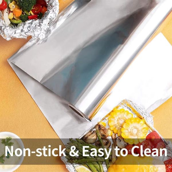 37Алюминиевая фольга площадью 1,5 кв. фута 14 микрон стальная фольга для одноразового использования на кухне