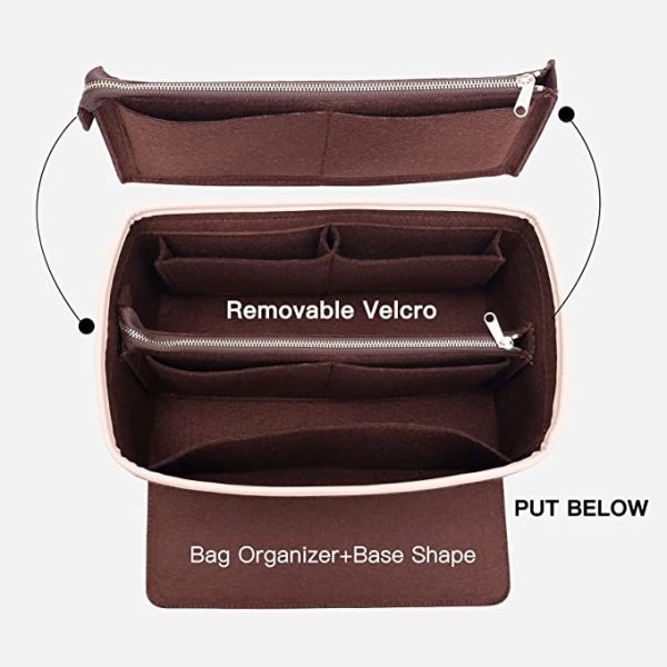 DOXO Wallet Storage Box Felt Women Designer Handbags For LV