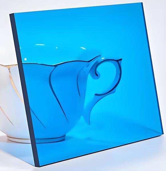 UV Protection 3mm Blue Polycarbonate Roof Panels 12 Ft