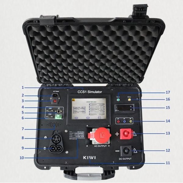 CHAdeMO EV Charger Test System For CCS1 CCS2 GB/T Charging Station