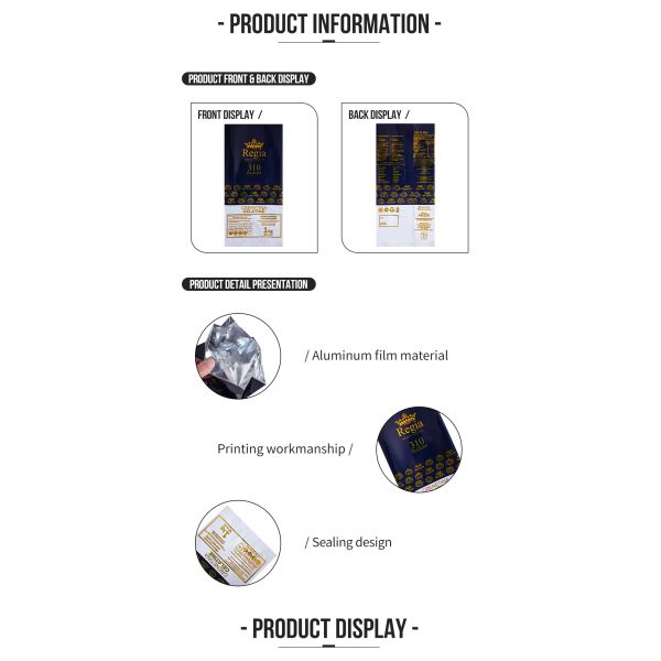 Custom Printed Dessert Packaging Bag Snack Zipper Food Packaging Pouch Chocolate Chip Cookie Packing Bag