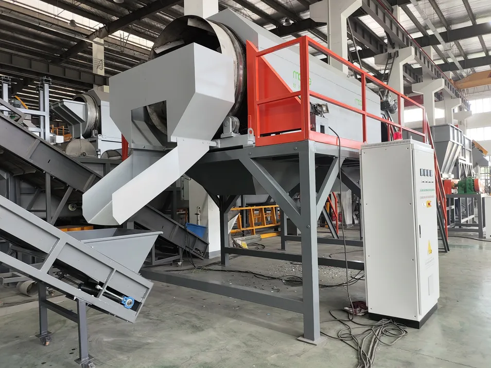 High Capacity Automatic PET Recycling System Plastic Bottle Recycling Machine