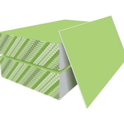 Waterproof Gypsum Glass Fiber Plasterboard  Ivory Color For Drywall Partition Walls System