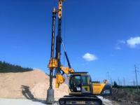 Perfuração pilha Rig Equipment Total Weight de 24 toneladas, Max Drilling Diameter 1m Máximo Perfuração Profundidade 28m (4) do nó/22m (nó 3)