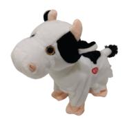 función de baile de la vaca de la felpa de los 0.22m los 8.66in del canto lindo del peluche